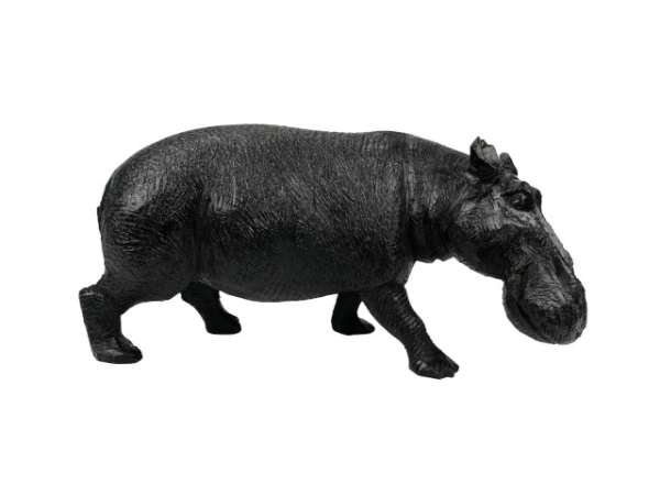 Handgeschnitztes Hippo aus Ebenholz